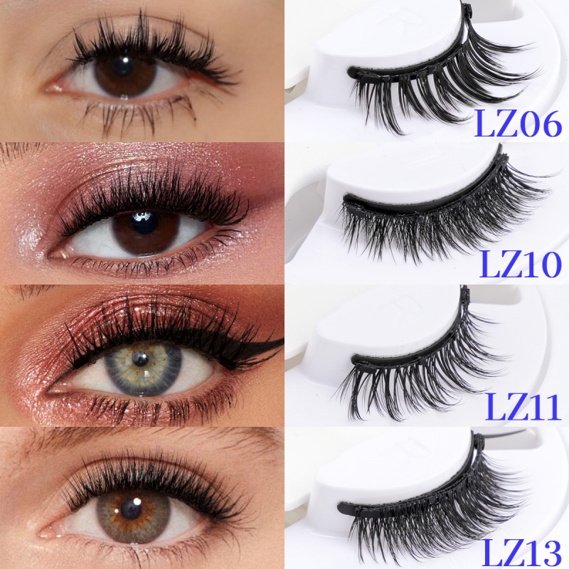 Faux Mink Lash - Bulu Mata Magnetik 1 Pasang Set