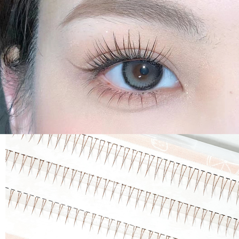 Eyelash Extension Anime - J Curl bentuk V di bawah