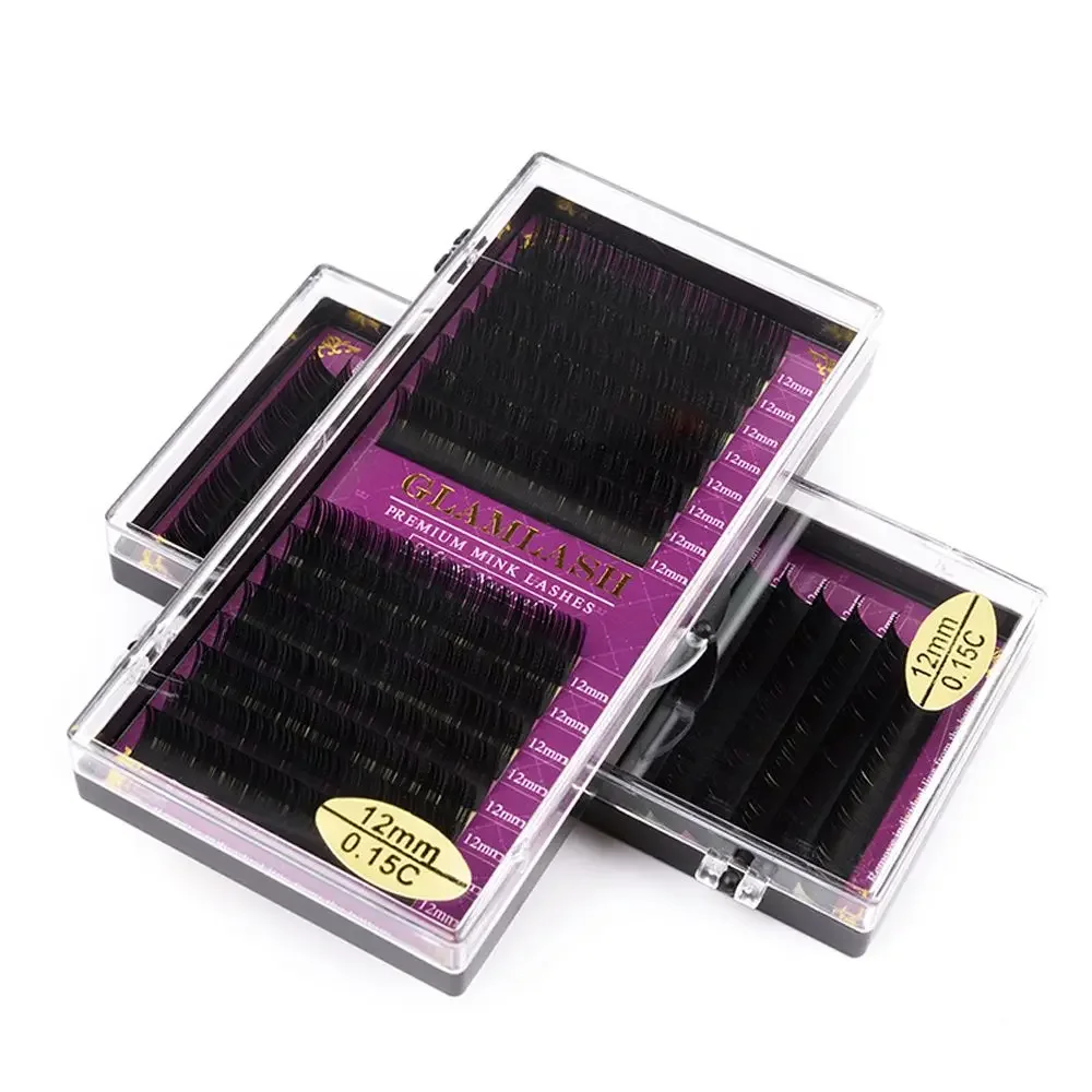 Eyelash Extension Single Lash - Glaslash Grosir 16 Baris BCCCD Ekstensi