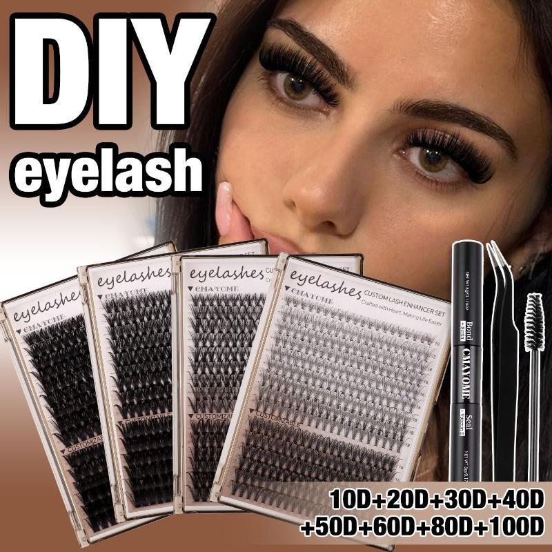 Eyelash Extension Single Lash - Kit Bulu Mata Palsu 3D 10D-100D