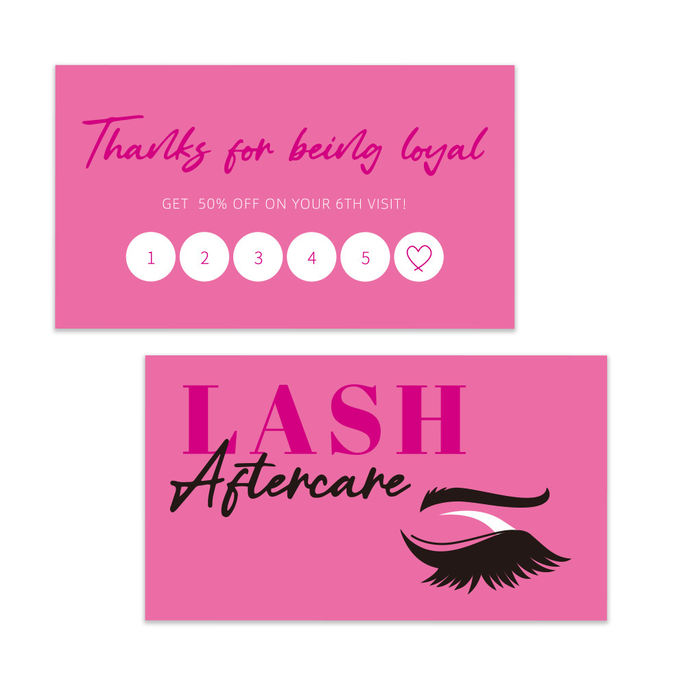 Kartu Bisnis bulu mata berkila - Eyelash Extension Single Lash ulasan dan harga
