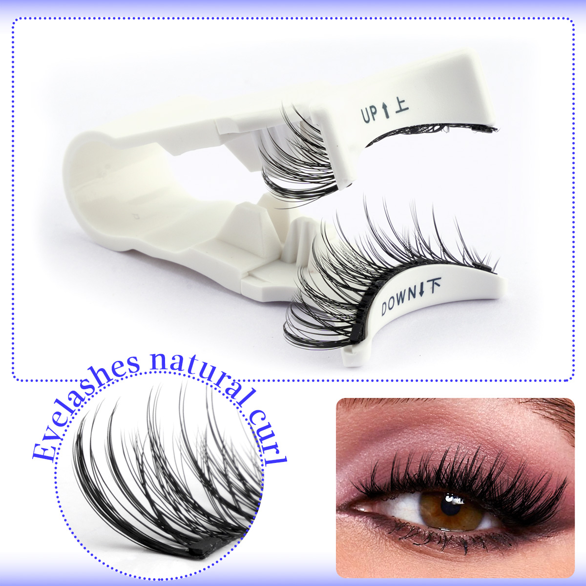 Bulu Mata Magnetik 1 Pasang Se - Faux Mink Lash ulasan dan harga