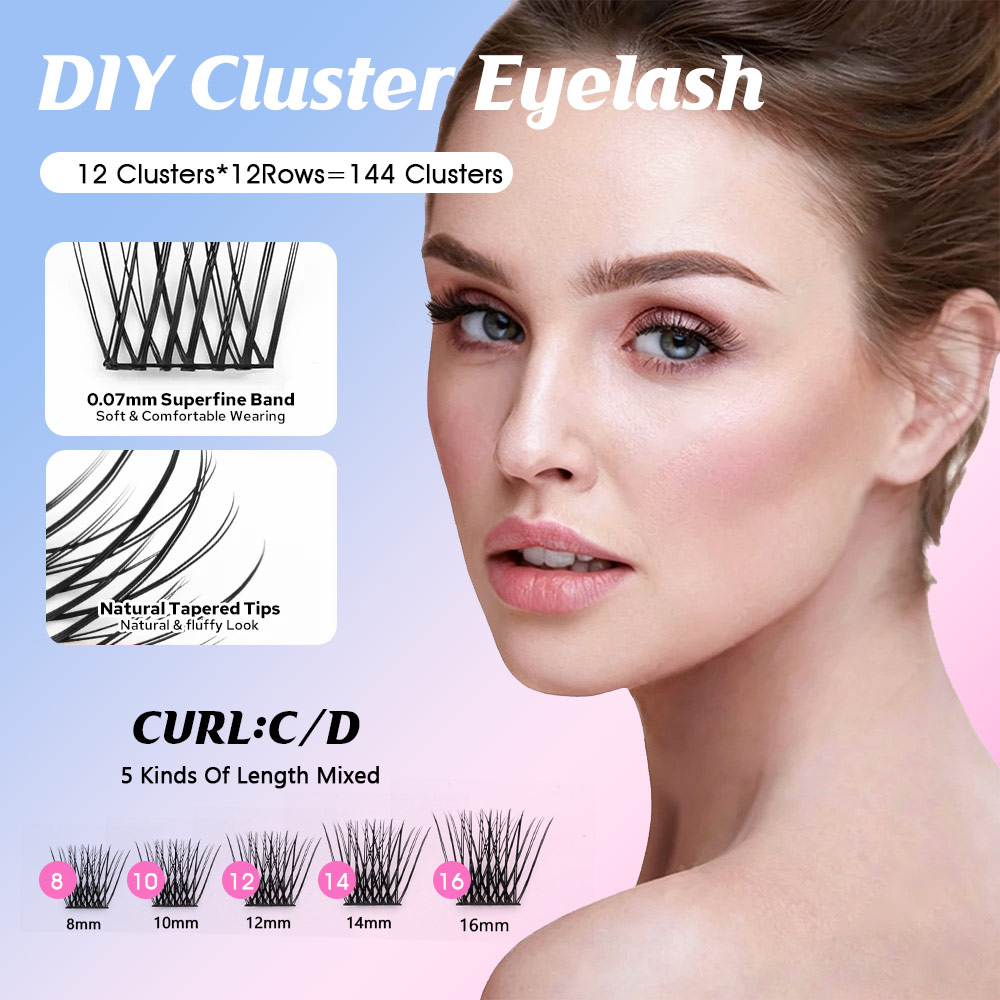144 Bulu Mata YUANZHIJIE Kapas - Eyelash Extension Single Lash ulasan dan harga