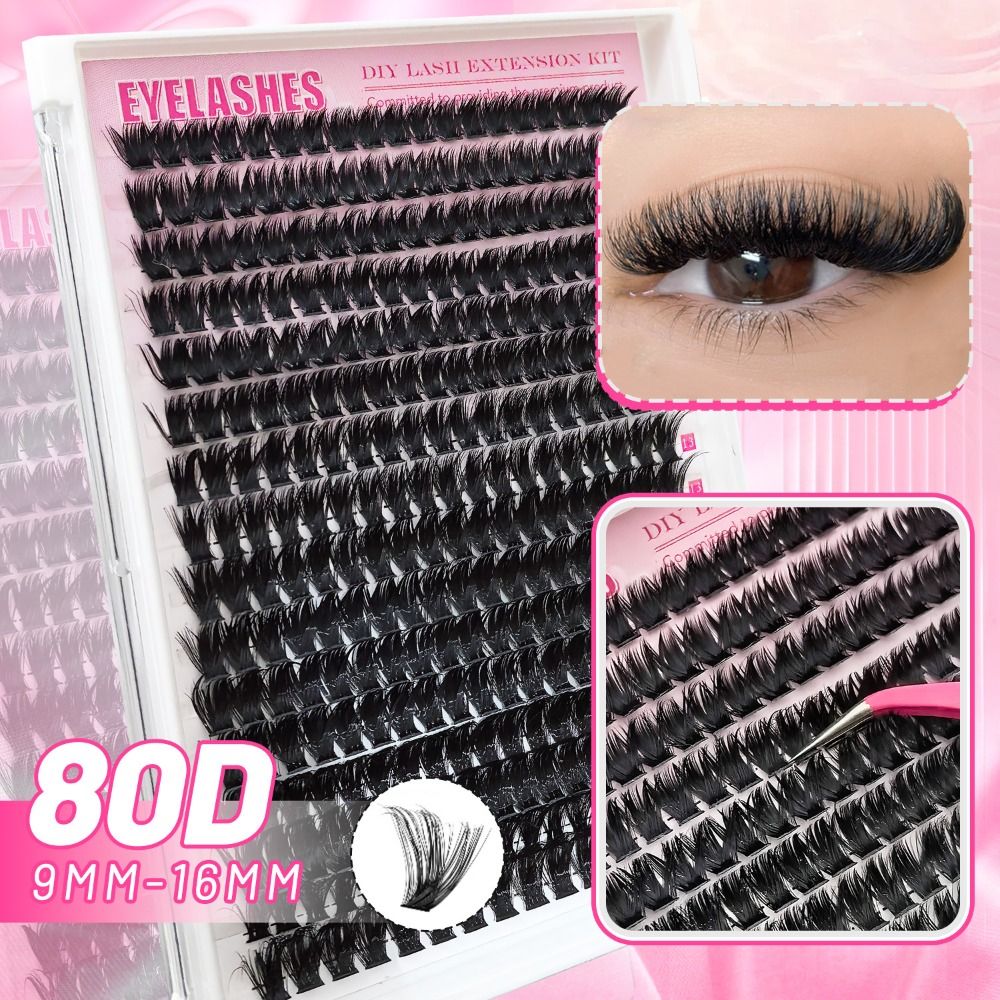 Kit Ekstensi Bulu Mata DIY Des - Faux Mink Lash ulasan dan harga