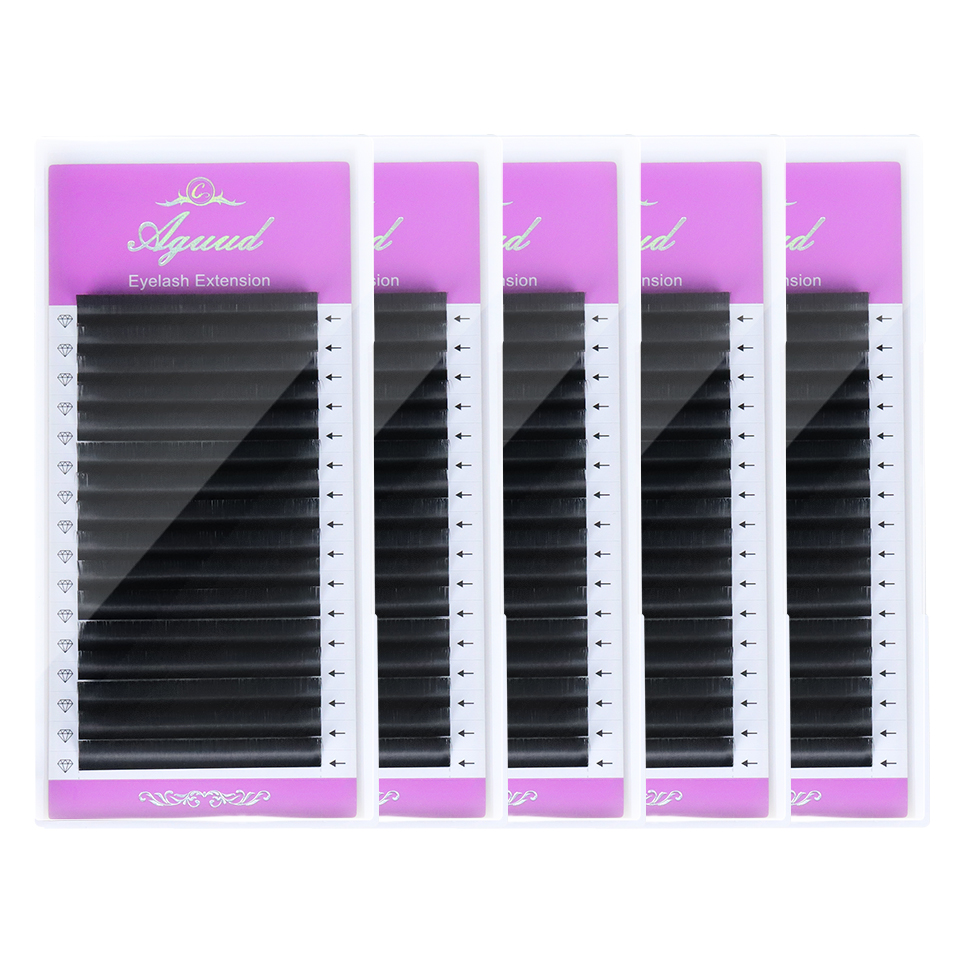 AGUUD 5 Baki/Lot Bulu Mata Pal - Eyelash Extension Supernatural ulasan dan harga